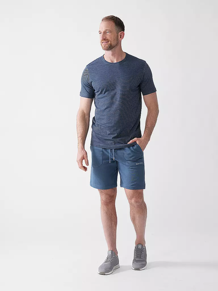 KNOWLEDGE COTTON APPAREL | T-Shirt  | Bleu