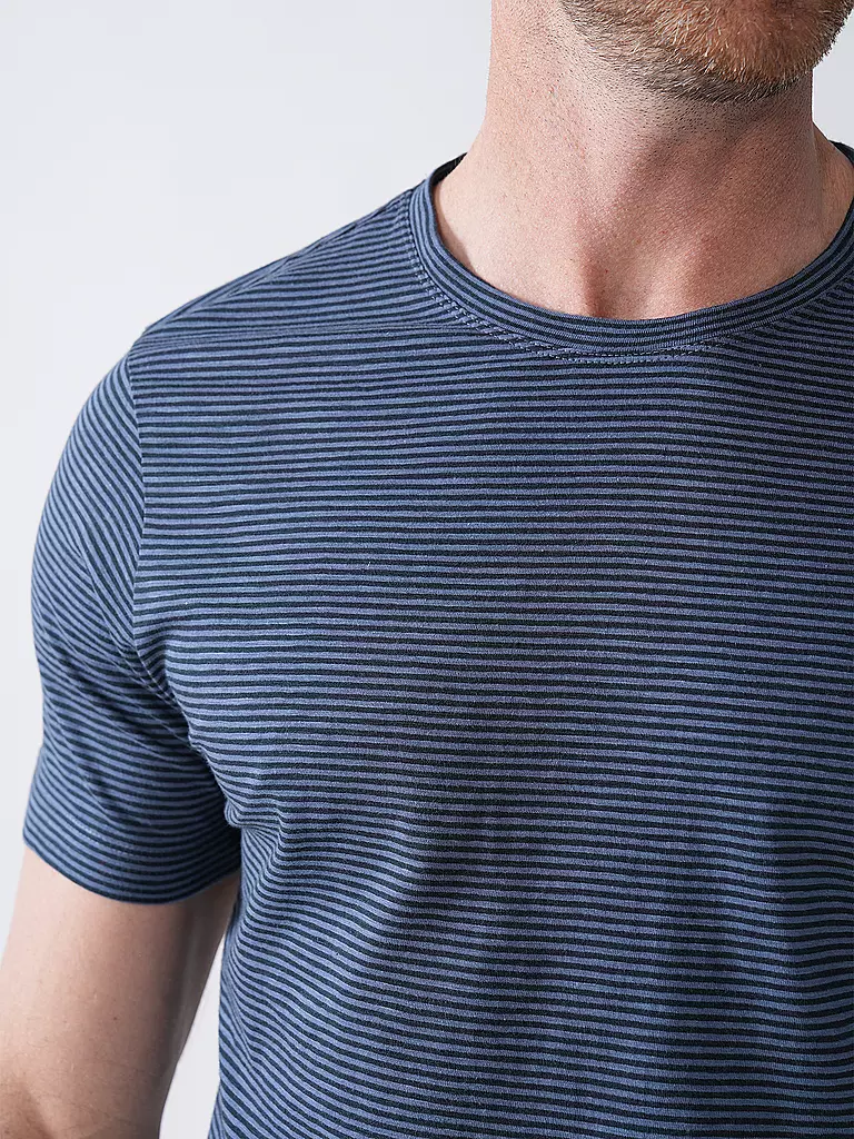 KNOWLEDGE COTTON APPAREL | T-Shirt  | Bleu
