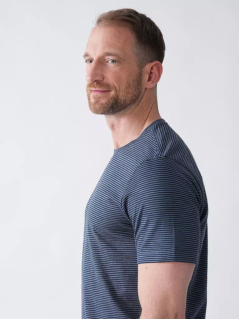 KNOWLEDGE COTTON APPAREL | T-Shirt  | Bleu