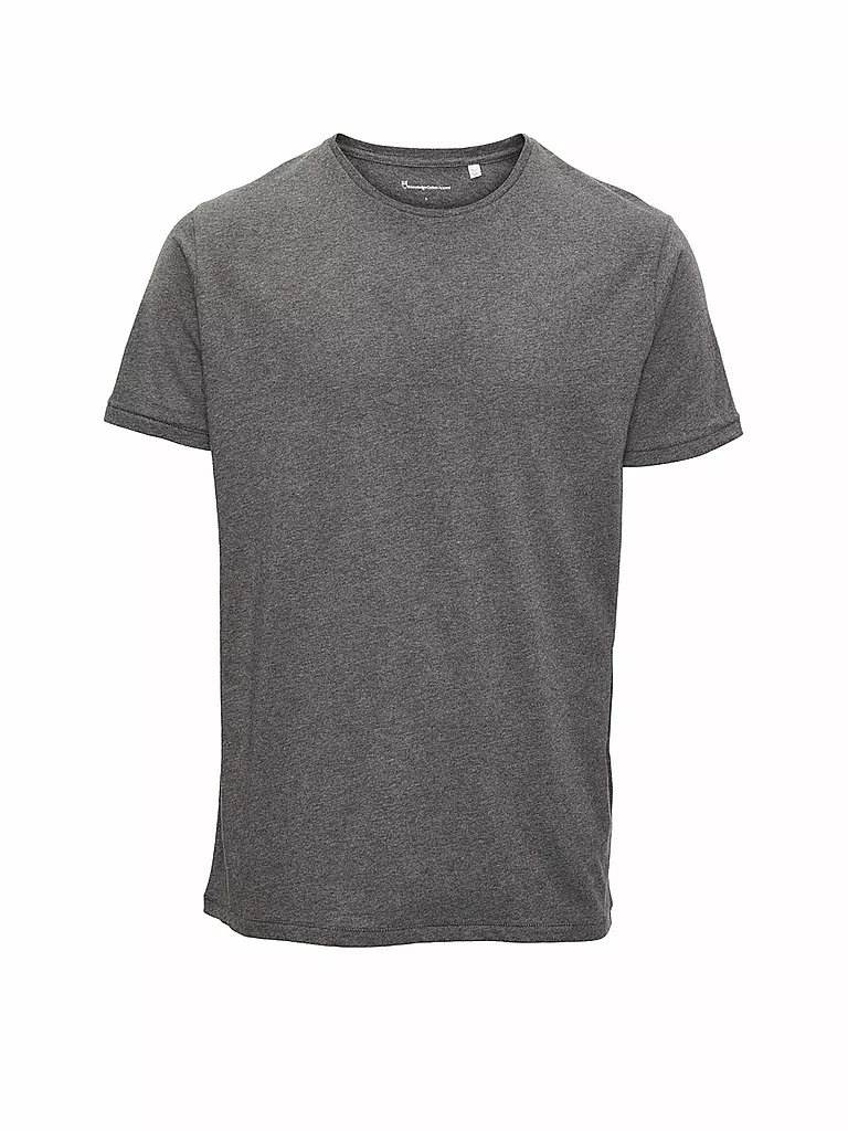 KNOWLEDGE COTTON APPAREL | T-shirt ALDER | grau