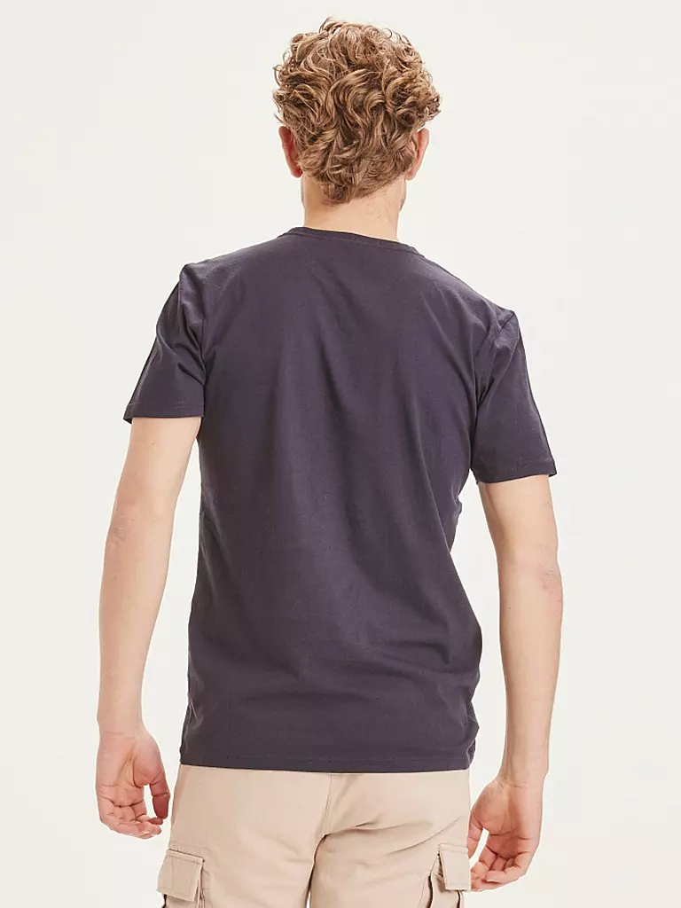 KNOWLEDGE COTTON APPAREL | T-shirt ALDER | blau