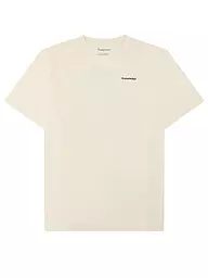 KNOWLEDGE COTTON APPAREL | T-shirt BACKPRINT MOUNTAIN | Crème