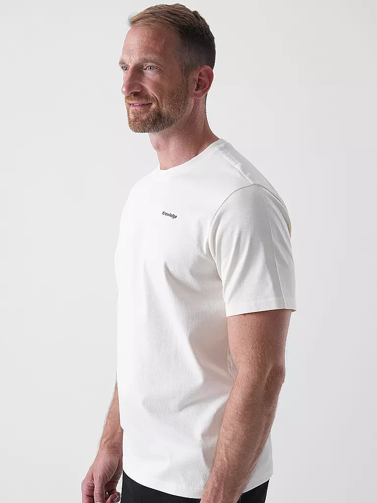 KNOWLEDGE COTTON APPAREL | T-shirt BACKPRINT MOUNTAIN | 