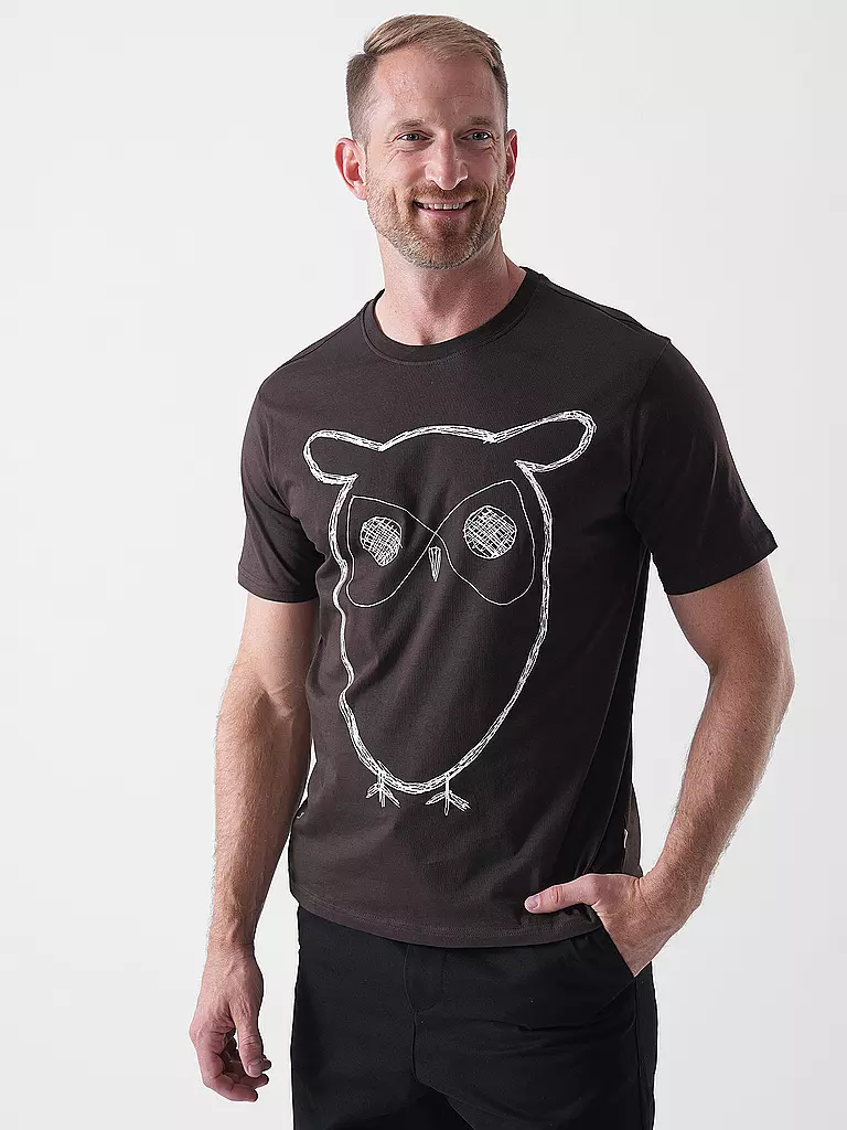 KNOWLEDGE COTTON APPAREL | T-Shirt BIG OWL | 