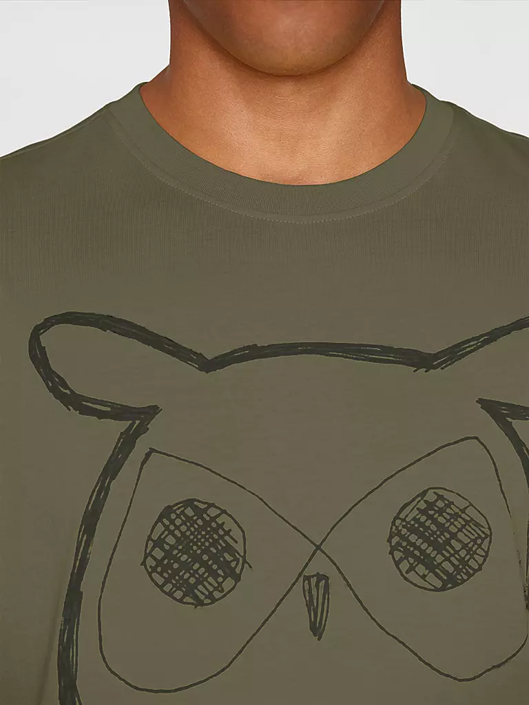 KNOWLEDGE COTTON APPAREL | T-Shirt BIG OWL | 