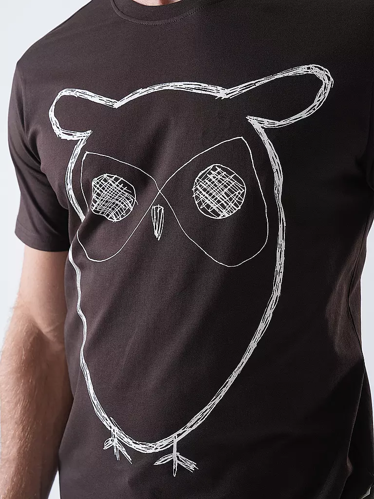 KNOWLEDGE COTTON APPAREL | T-Shirt BIG OWL | 