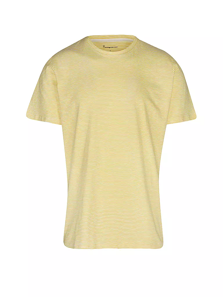 KNOWLEDGE COTTON APPAREL | T-Shirt NARROW | Jaune