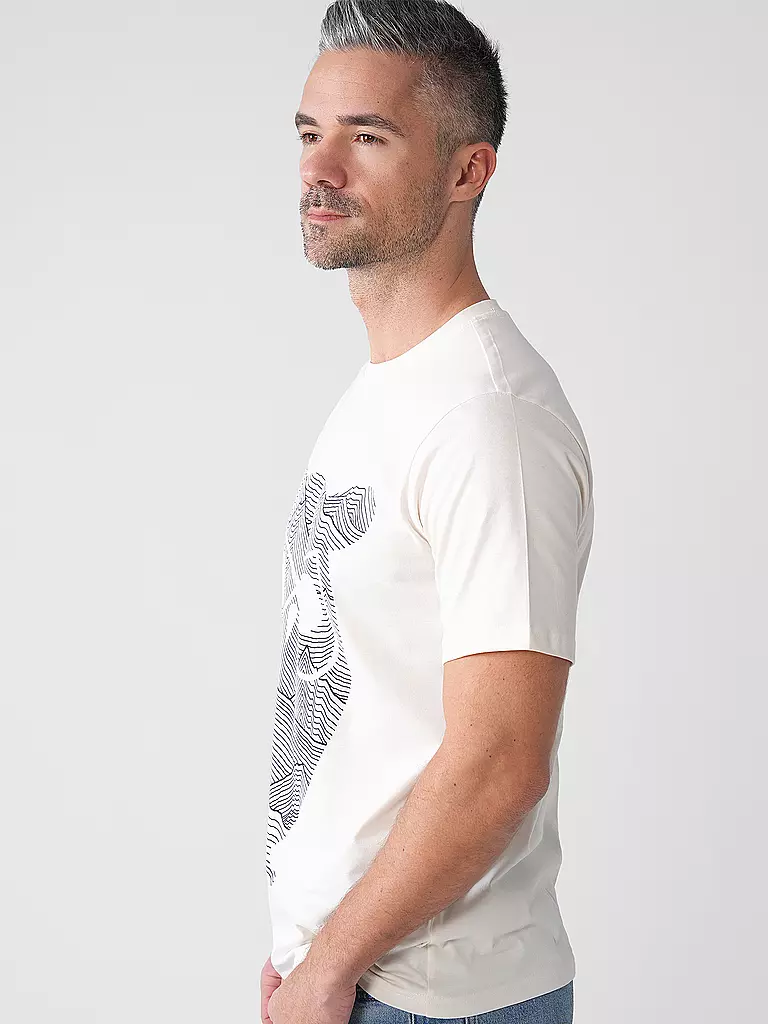 KNOWLEDGE COTTON APPAREL | T-Shirt OWL LINES | 