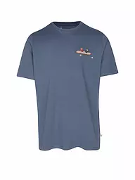 KNOWLEDGE COTTON APPAREL | T-Shirt TEE KAJAK | Bleu
