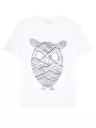 KNOWLEDGE COTTON APPAREL | T-Shirt | Blanc