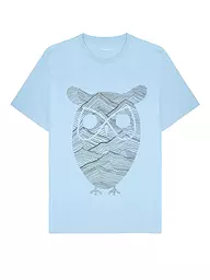 KNOWLEDGE COTTON APPAREL | T-Shirt | Bleu clair