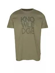 KNOWLEDGE COTTON APPAREL | T-shirt | Olive
