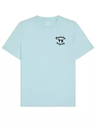 KNOWLEDGE COTTON APPAREL | T-shirt | Turquoise