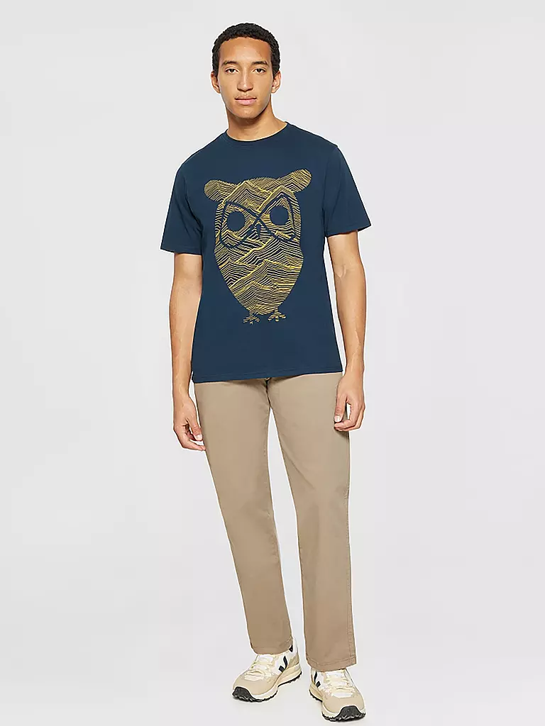 KNOWLEDGE COTTON APPAREL | T-Shirt | Bleu