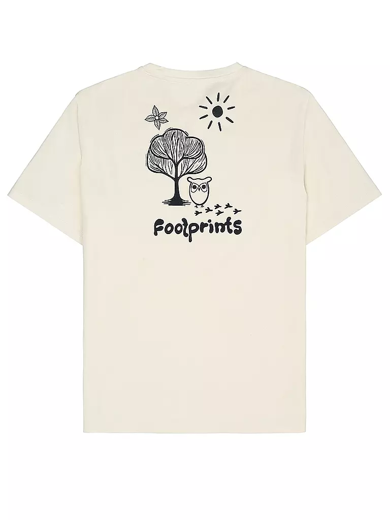 KNOWLEDGE COTTON APPAREL | T-shirt | creme