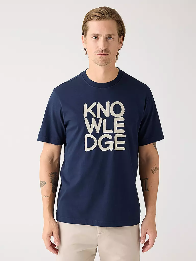 KNOWLEDGE COTTON APPAREL | T-shirt | blau