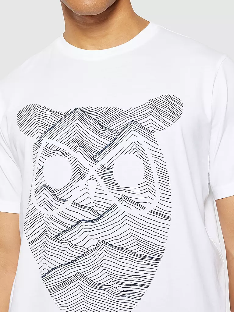 KNOWLEDGE COTTON APPAREL | T-Shirt | Blanc