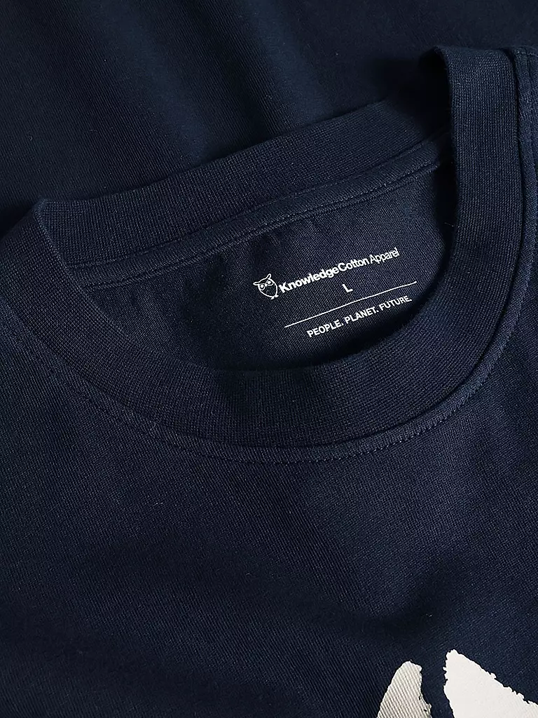 KNOWLEDGE COTTON APPAREL | T-shirt | blau