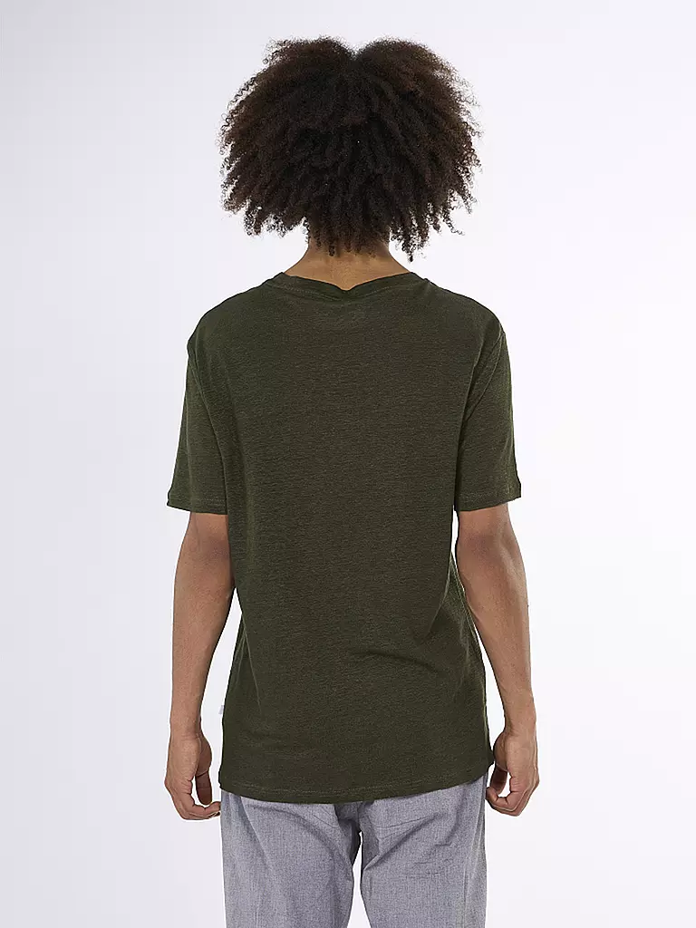 KNOWLEDGE COTTON APPAREL | T-shirt | Olive