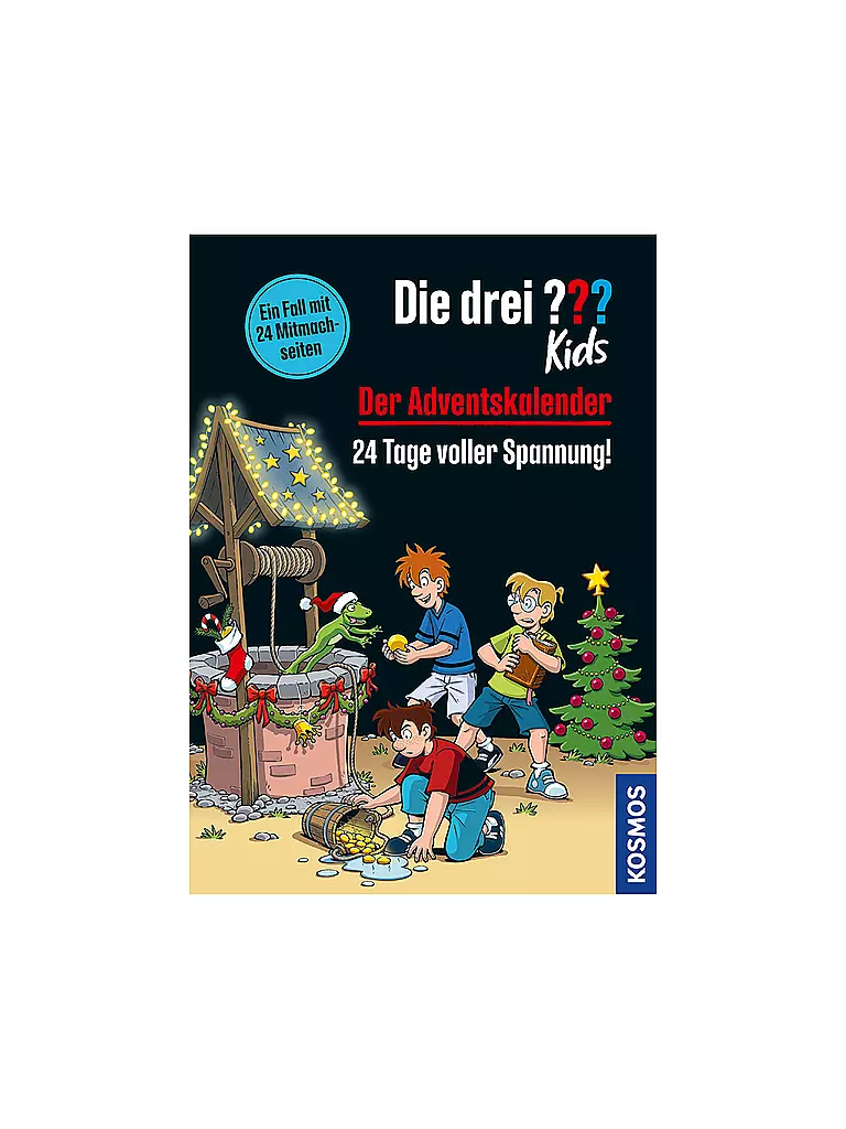 KOSMOS VERLAG | Livre - Die drei Fragezeichen Kids - Le calendrier de l'Avent, Ulf Blanck | keine Farbe