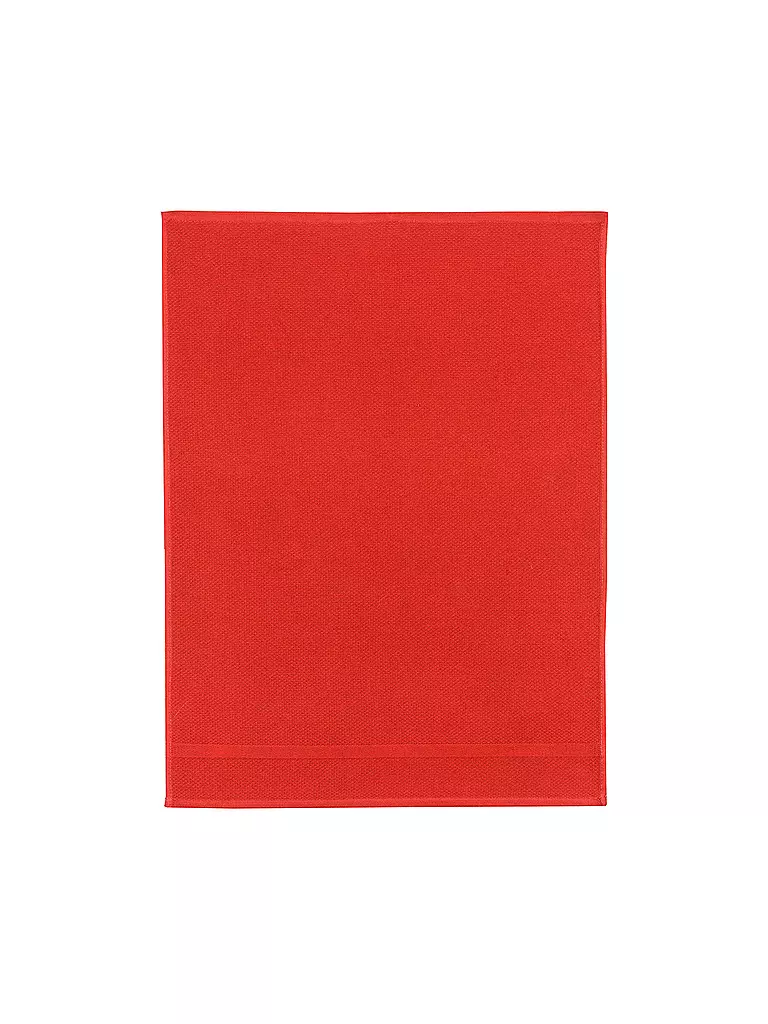 KRACHT | Torchon 50x70cm Piqué / Éponge Rouge | rot