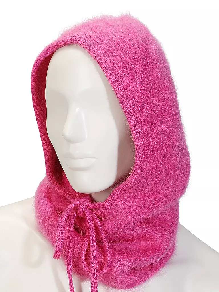 KUJTEN | Bonnet en cachemire SYBEL FLUFFY | Rose vif