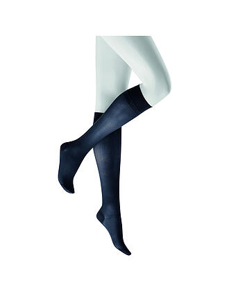 KUNERT | Kniestrumpfe " Fly & Care " marine