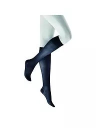 KUNERT | Kniestrumpfe " Fly & Care " marine | Bleu
