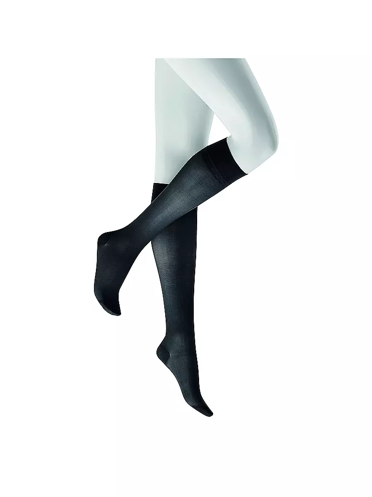 KUNERT | Kniestrumpfe " Fly & Care " noir | Noir