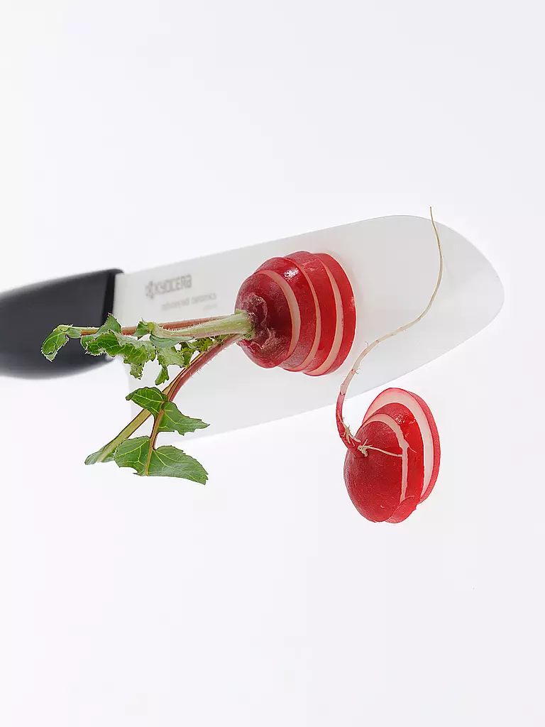 KYOCERA | Couteau Santoku CHOWA 14cm Blanc/Noir | Blanc