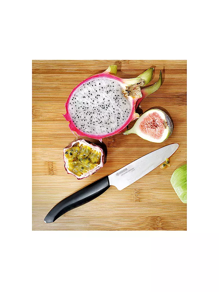 KYOCERA | Couteau universel CHOWA 11cm Blanc/Noir | Blanc