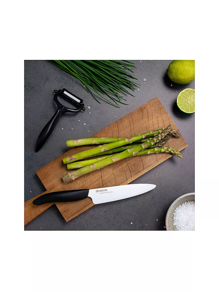 KYOCERA | Couteau universel CHOWA 11cm Blanc/Noir |