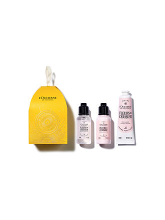 L'OCCITANE | Coffret cadeau - Ensemble d'ornements Fleurs de Cerisier 2x35ml / 30ml
