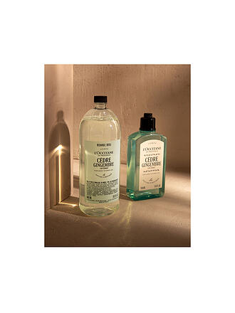 L'OCCITANE | Recharge de gel douche parfumé Cèdre Gingembre 500 ml
