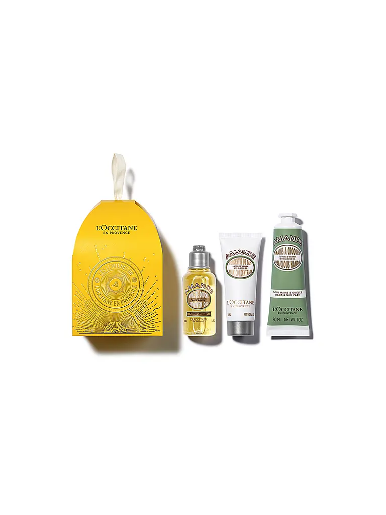 L'OCCITANE | Coffret cadeau - Ensemble d'ornements Amande 35 ml / 30 ml / 20 ml | Aucune couleur