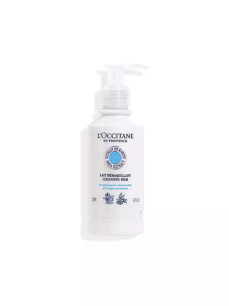 L'OCCITANE | Lait démaquillant Karité & Fleur d'Oranger 200 ml | Aucune couleur