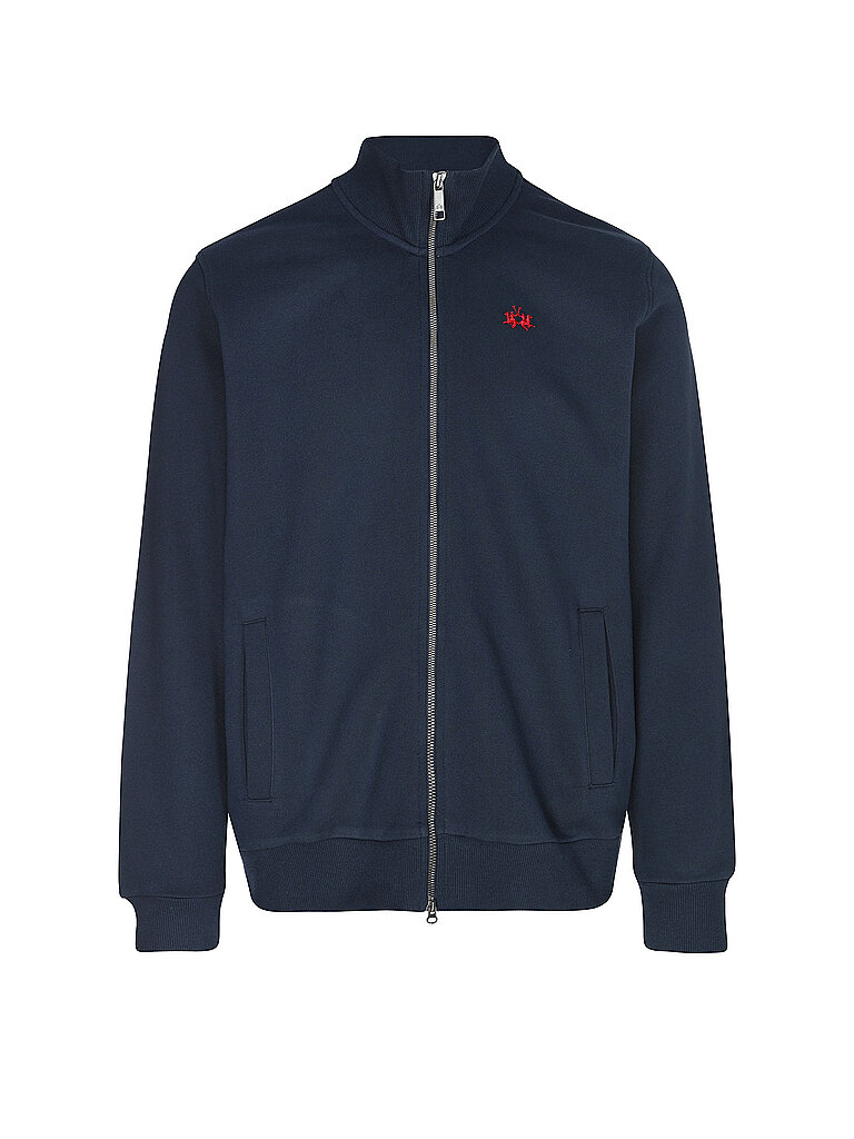 Sweat-shirt zippé bleu marine XXL