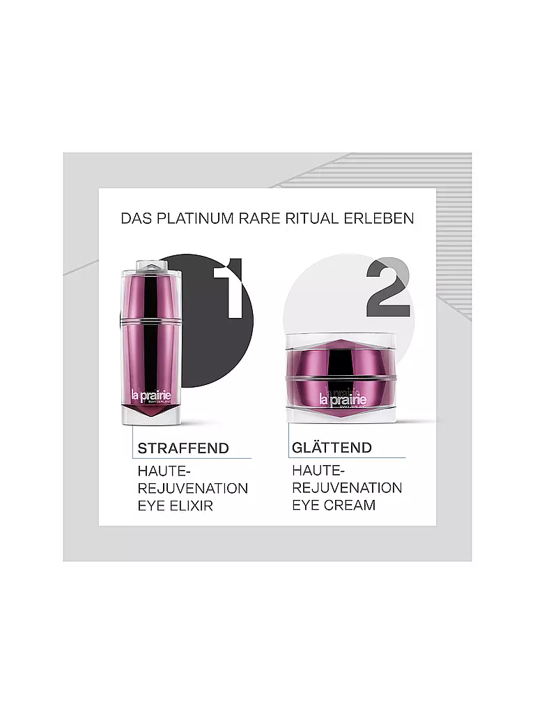 LA PRAIRIE | Platinum Rare Haute-Rejuvenation Eye Elixir Sérum pour les yeux 15ml | 