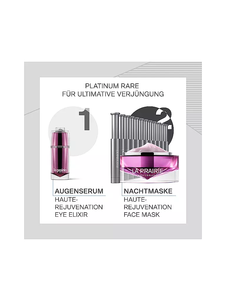 LA PRAIRIE | Platinum Rare Mask Rejuvenating 20ml & 12x 0.7ml | 