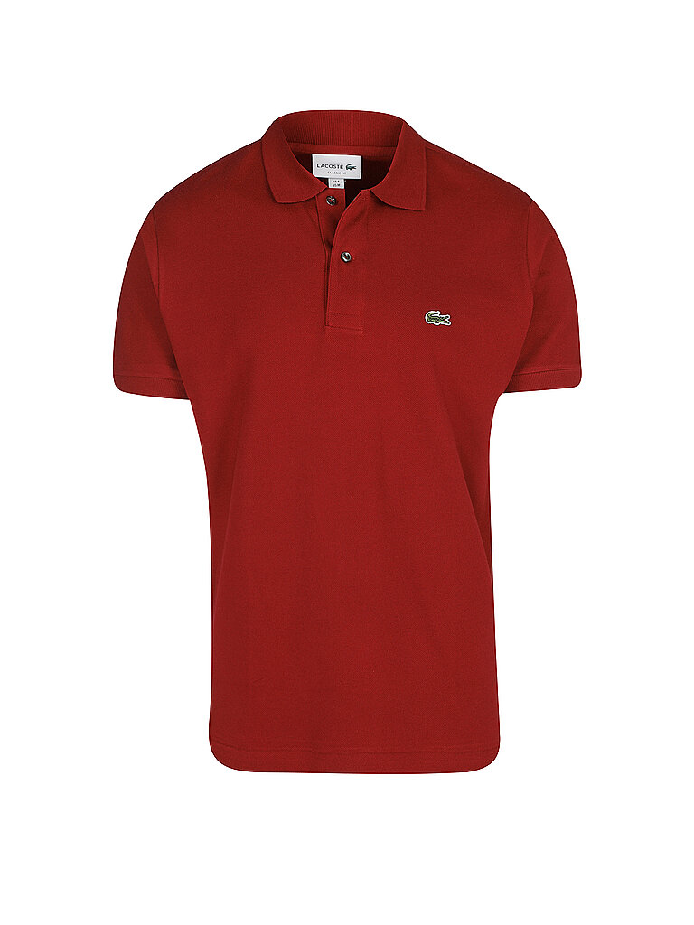 Poloshirt Coupe Classique L1212 rouge foncé M