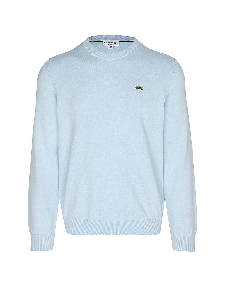 LACOSTE Pull bleu clair | S
