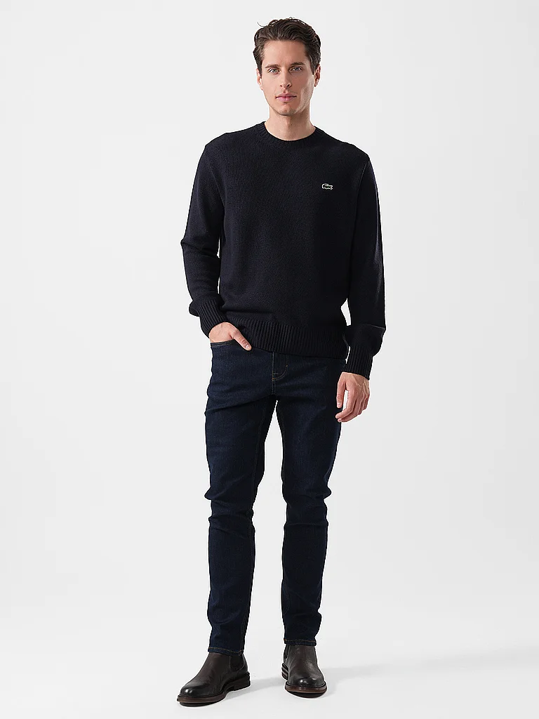 Pull Lacoste Pull en laine col rond EU - vue 6