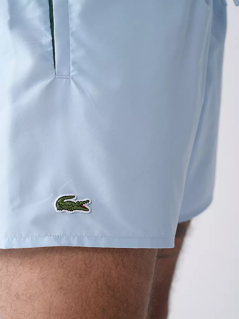 LACOSTE | Badeshorts | hellblau