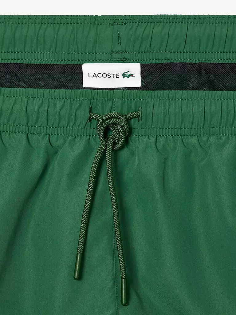 LACOSTE | Badeshorts | grün