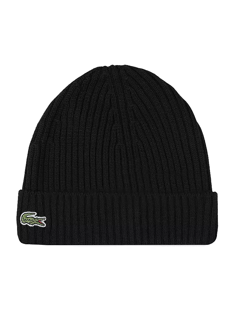 LACOSTE | Bonnet - Beanie | schwarz