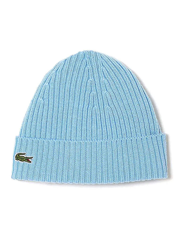 LACOSTE | Bonnet - Beanie | hellblau