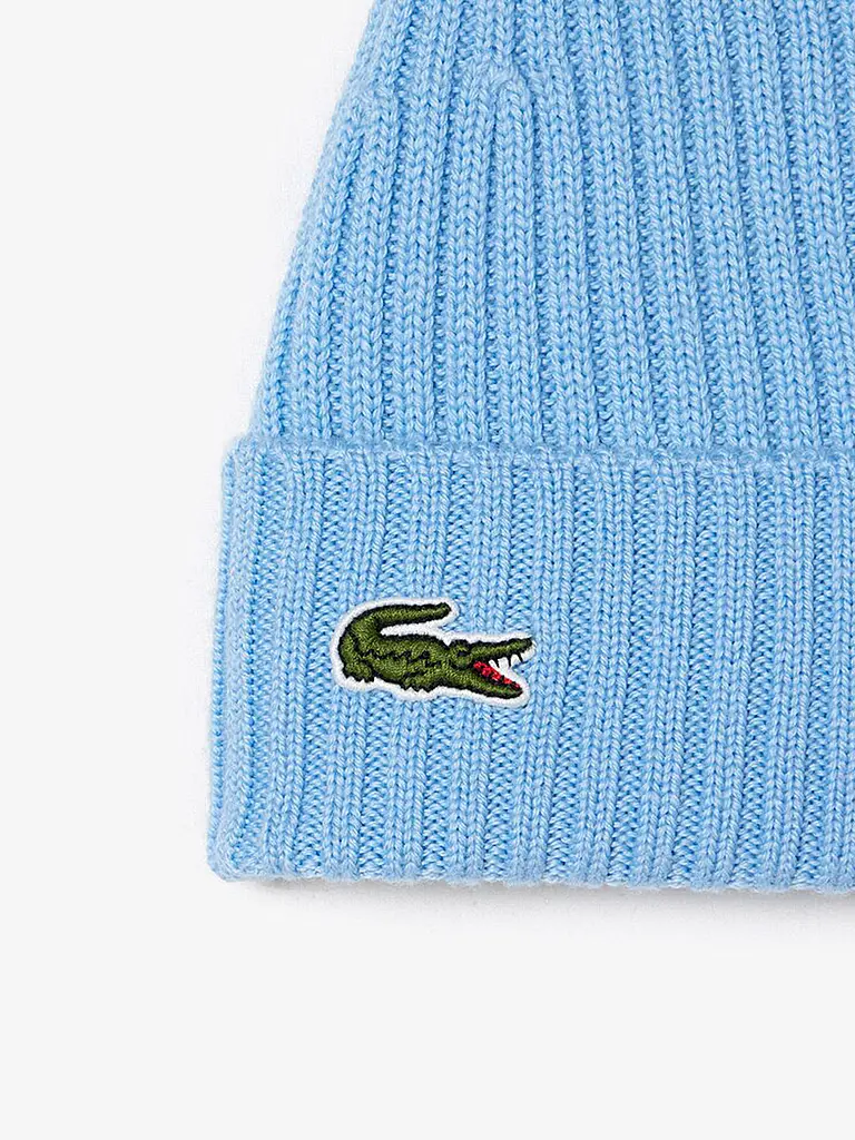 LACOSTE | Bonnet - Beanie | hellblau