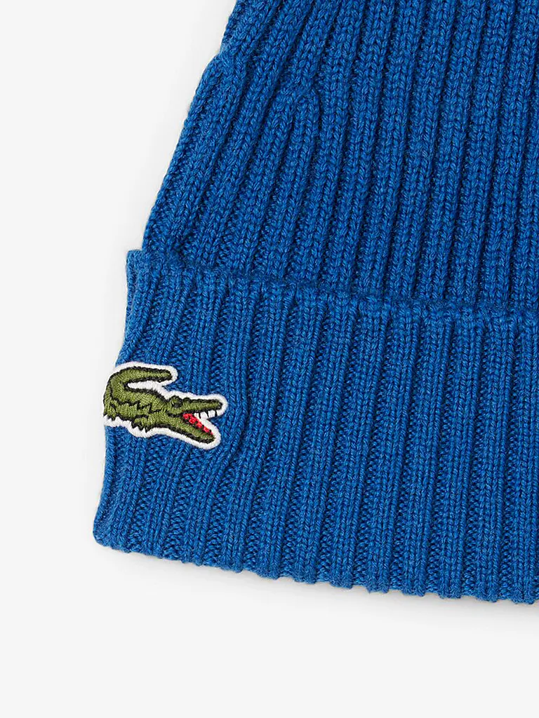 LACOSTE | Bonnet - Beanie | blau