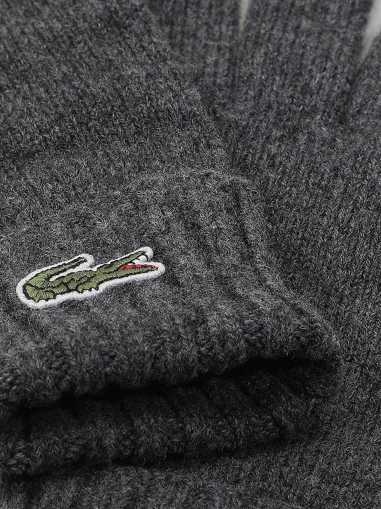 LACOSTE | Gants | grau