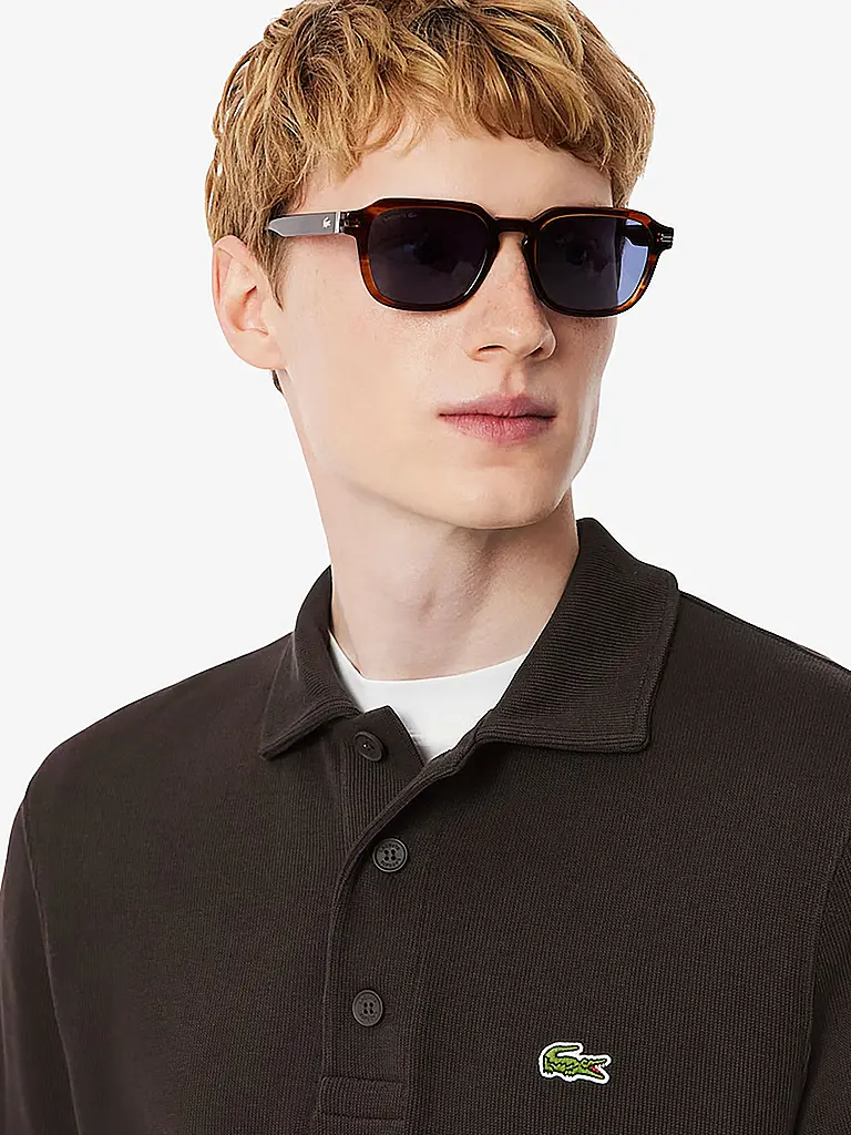 LACOSTE | Nom du produit: Poloshirt
Marque: LACOSTE
Couleur: braun
Catégories: Mode,Herren

Longueur des manches: Langarm
Matériel: Baumwolle
Forme du col: Polokragen
Motif: Unifarben
Coupe (vêtement d'extérieur): Regular
Style: Trend
Détails: Logo | Marron